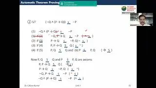 Automatic Theorem Proving (Example - 2)
