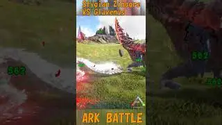 Stygian Zinogre VS  Glavenus Monster Hunter Showdown in ARK