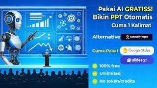Cara Bikin Slide PPT/Presentasi Otomatis Pakai AI Gratis & Cepat