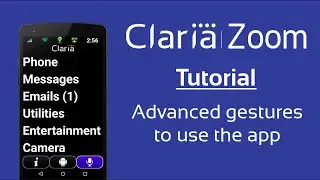 Tutorial - Advanced gestures to use Claria Zoom