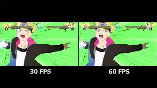 30 FPS VS 60 FPS (Naruto Storm 4)