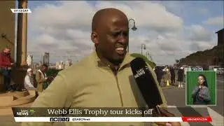 Springboks Webb Ellis Trophy tour kicks off in Pretoria - Vusiwe Ngcobo shares more