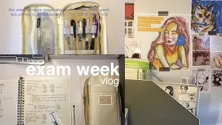 exam week vlog 📚 + tips on how to avoid cramming 😫 저는 대학생이에요 | 시험