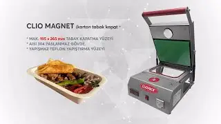 Clio Magnet Karton Tabak Kapatma Makinası - Cardboard Tray Sealers