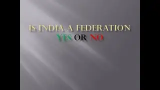 1.1 basic features of Federalism video[2nd Semester]