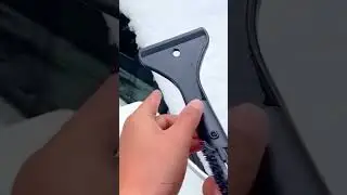 Car Retractable Snow Shovel #shorts