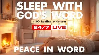 Psalms sleep meditation eases burdens. Healing scriptures for sleep give relief. Sleep deeply.