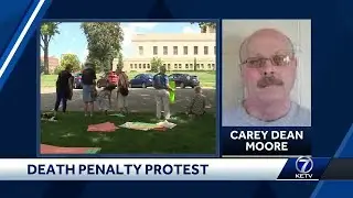 Death penalty protest in Lincoln