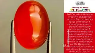Red Carnelian crystal benefit | Red Carnelian Stone | Root & Sacral Chakra | Creativity & Motivation