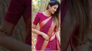 Fancy Latest Boat Neck Blouse Designs | Stylish Women Saree Blouses #stlyish #fashion #viralshort