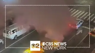 Steam line ruptures in Midtown East