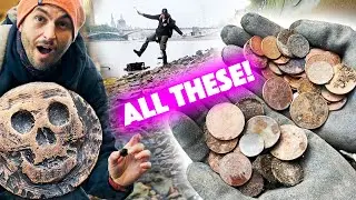 МОНЕТЫ МОНЕТЫ МОНЕТЫ найдены в Темзе