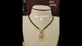 Beautiful Black Beads Necklace Models for sale