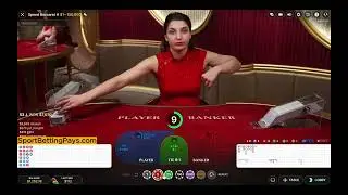 Live Baccarat Online Session | Evolution Gaming