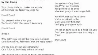 Fraud (Music, Words, All Instruments and Vocals by Hun Chung)