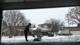 Dad and the SnoJoe!