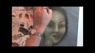 Demo- Oil Painting a Portrait - blending is why I love oils.