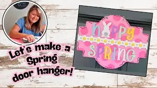 Let's paint a Spring bunny door hanger!