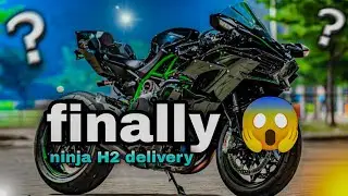 Finally 😱 Ninja H2 Delivery ??  @ShubhaneelDutta @bikerboyzahir @TheOffBeatGuy