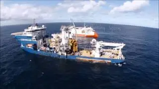 Seven Viking and North Sea Giant on the Asgard Subsea gas compression field