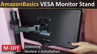 AmazonBasics Monitor Stand (Unboxing Review + Installation)