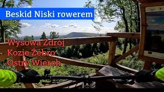 Trasa Rajdu Pustelnika 2025 / Beskid Niski rowerem / Wysowa Zdrój / Kozie Żebro / Ostry Wierch