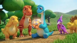 T-Rex and Friends Magical Cube Food Adventure | Epic Dino Fun Moments in Dinos World