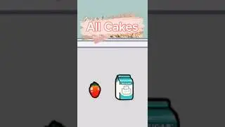 All cake recipes in toca boca 💗🎂 #tocaboca #tocacherry