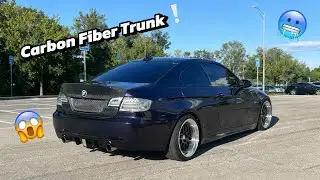 You’ve NEVER Seen Carbon Fiber Like This on an E92 😳 (Hex Trunk Install)