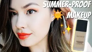 Long-Lasting Summer Proof Makeup + Laura Mercier Flawless Fusion Ultra-Longwear Foundation Review
