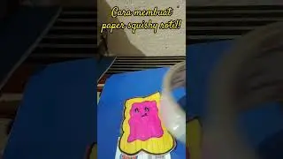 cara membuat paper squishy roti