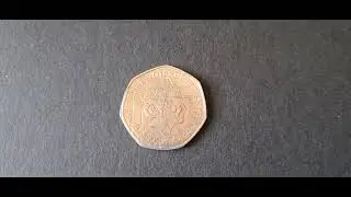 A 2016 Team GB UK 50p. Genuine error coin, or post mint damage ?