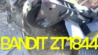 BANDIT ZT 1844 / TREE LIFE 1 LLC. 584-TREE /GRINDS 3 STUMPS IN 30 MIN. IN TIGHT SPOT /ROGER WALDMAN
