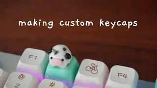 Kawaii-fy Your Keyboard! ✿ How I Make Custom Keycaps | Cow Keycap