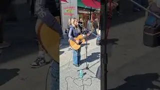 Kylabelle Can't Help Falling In Love Cover song by Elvis Presley live from Grafton Street Dublin