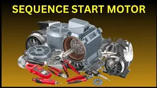 3 Phase Sequence Start motor control circuit.तीन फेज़ क्रम प्रारंभ मोटर नियंत्रण सर्किट