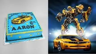Bumble Bee Transformers - Cake Decoration
