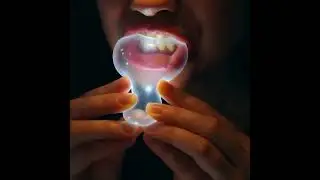 She ATE a lightbulb?! 😳🍬