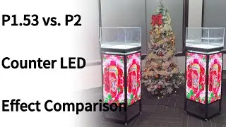 NSELED P1.53 vs P2 Counter LED Display Comparison #nseled #nseledcloud #nseledeurope
