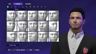 How to Create Mikel Arteta face in fifa21