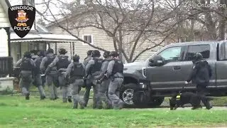 *MUST SEE* Windsor Police E.S.U. Tactical Team, Search Warrant