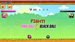 Red Ball 3 Level 60 | Pink Ball vs Black Ball | Red Ball 3 Last Level