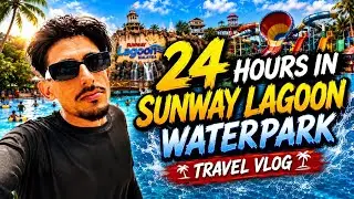 Sunway lagoon water park enjoy with friends 😍full mazy me 😇 park me larai hogye 😡 #viraltourvlogs
