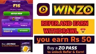 😱 Winzo refer and earn withdrawal | winzo refer new update| earn money from winzo after update |