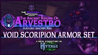 The Realms Of Arvestro Showcase: Void Scorpion Armor Set #hytale #mod #modding #realm