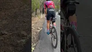Cycling Adelaide up the steep climbs!