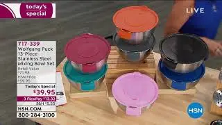 Wolfgang Puck 13Piece Stainless Steel Mixing Bowl Set
