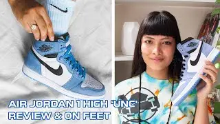 AIR JORDAN 1 RETRO HIGH OG &lsquo;UNIVERSITY BLUE&rsquo; REVIEW & ON-FEET // INDIA