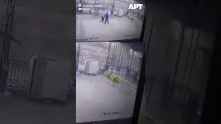 CCTV Captures Moment of Blast as Suicide Bombers Attack Pakistan Paramilitary HQ in Peshawar | APT