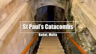Creepy St Pauls Catacombs in Rabat Malta 🇲🇹